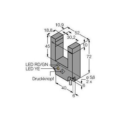 Turck, Détecteur de mouvements, Opto Sensor Fourche lumineuse SLE30B6V W/30 Turck, Détecteur de mouvements, Opto Sensor Fourche lumineuse SLE30B6V W/30