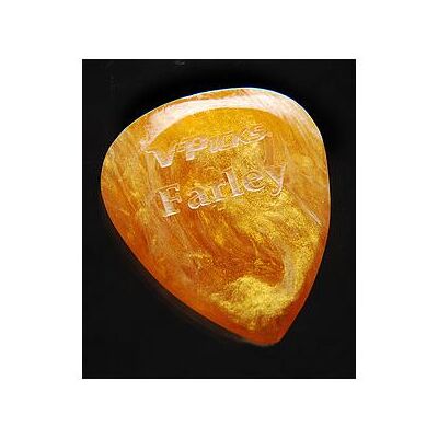 V-Picks V-Pick Farley Pick amber swirl (2.75 mm), Médiator, Orange V-Picks V-Pick Farley Pick amber swirl (2.75 mm), Médiator, Orange