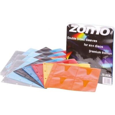 Zomo Pochette CD 10 x 8 CD Premium Edition Orange, CD + DVD : accessoires Zomo Pochette CD 10 x 8 CD Premium Edition Orange, CD + DVD : accessoires