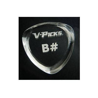 V-Picks V-Pick B Sharp Pick, Médiator, Transparent V-Picks V-Pick B Sharp Pick, Médiator, Transparent