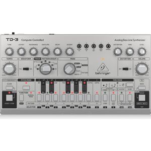 Behringer TD-3-SR-EU, Synthétiseur, Argent Behringer TD-3-SR-EU, Synthétiseur, Argent
