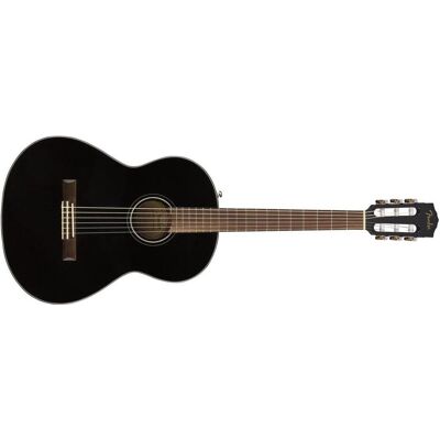 Fender Chitarra Acustica Classica Nylon CN-60S (Guitare classique, Acajou, Épicéa, Noyer), Guitare, Noir Fender Chitarra Acustica Classica Nylon CN-60S (Guitare classique, Acajou, Épicéa, Noyer), Guitare, Noir