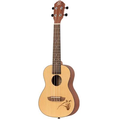 Ortega Ukulele de concert épicéa (De concert), Ukulélé, Marron, Beige Ortega Ukulele de concert épicéa (De concert), Ukulélé, Marron, Beige