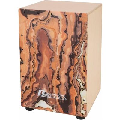 Dimavery CJ-610 Cajon, swirl (Cajón, Percussion), Instrument à percussion, Marron Dimavery CJ-610 Cajon, swirl (Cajón, Percussion), Instrument à percussion, Marron