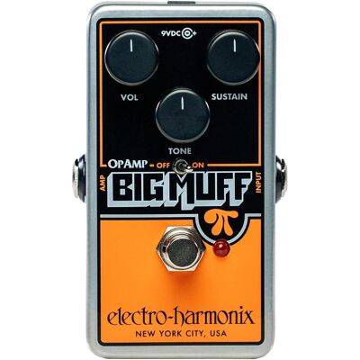 Electro-Harmonix Op Amp Big Muff Pi (Guitare électrique), Pédale d'effet, Argent, Noir, Orange Electro-Harmonix Op Amp Big Muff Pi (Guitare électrique), Pédale d'effet, Argent, Noir, Orange