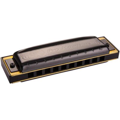 Hohner Pro Harp Si majeur (B) (Harmonica, Diatonique), Instrument à vent, Noir Hohner Pro Harp Si majeur (B) (Harmonica, Diatonique), Instrument à vent, Noir