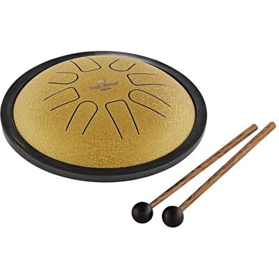 Meinl Small Steel Tongue Drum - C Minor - Gold, Instrument à percussion, Or Meinl Small Steel Tongue Drum - C Minor - Gold, Instrument à percussion, Or