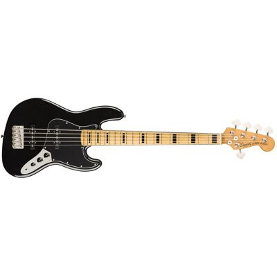 Squier Classic Vibe 70s Jazz Bass V Black (Basse électrique, Érable, Peuplier), Guitare, Noir Squier Classic Vibe 70s Jazz Bass V Black (Basse électrique, Érable, Peuplier), Guitare, Noir