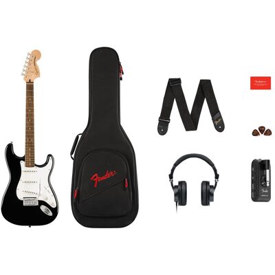 Fender Affinity Stratocaster Guitar Pack (Set guitare électrique, Bois de peuplier, Érable), Guitare, Noir Fender Affinity Stratocaster Guitar Pack (Set guitare électrique, Bois de peuplier, Érable), Guitare, Noir