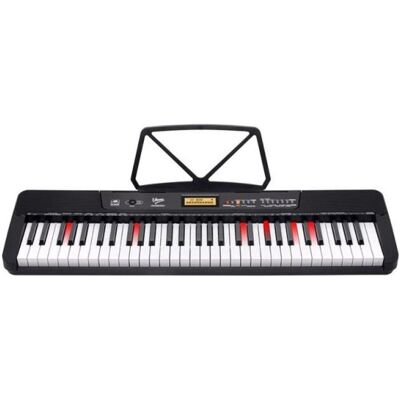 No Name V-TONE VK 200-61L Clavier pour orgue à LED (61 Boutons), Synthétiseur, Noir, Blanc No Name V-TONE VK 200-61L Clavier pour orgue à LED (61 Boutons), Synthétiseur, Noir, Blanc