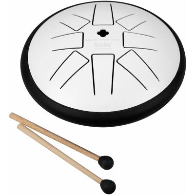 Sela Melody Tongue Drum 6" G Min White (Percussion), Instrument à percussion, Blanc Sela Melody Tongue Drum 6" G Min White (Percussion), Instrument à percussion, Blanc