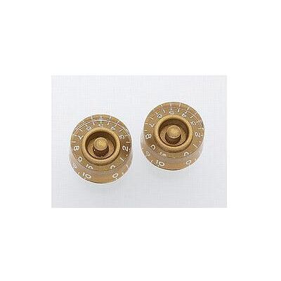 AllParts AP PK 0130-032 Boutons LP (2) speed gold (Pièces de rechange pour instruments), Instrument : accessoires, Or AllParts AP PK 0130-032 Boutons LP (2) speed gold (Pièces de rechange pour instruments), Instrument : accessoires, Or