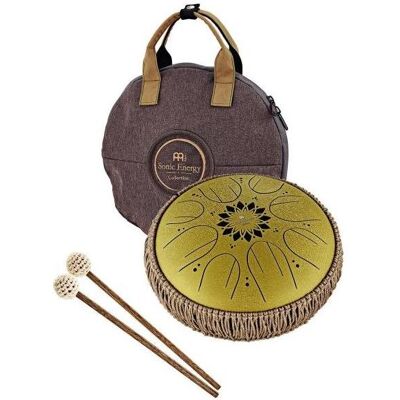 Meinl Medium Octave Steel Tongue Drum - C Major - Gold, Instrument à percussion, Or Meinl Medium Octave Steel Tongue Drum - C Major - Gold, Instrument à percussion, Or