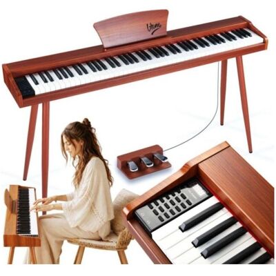 V-tone BL-130 : piano numérique à quatre pieds, couleur bronze (88 Boutons), Synthétiseur, Marron V-tone BL-130 : piano numérique à quatre pieds, couleur bronze (88 Boutons), Synthétiseur, Marron