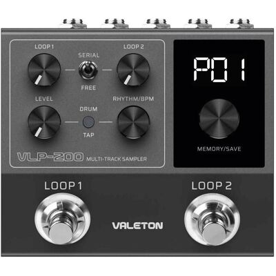 Valeton VLP-200 (Contrebasse, Guitare), Pédale d'effet, Gris Valeton VLP-200 (Contrebasse, Guitare), Pédale d'effet, Gris