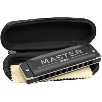 Cascha Verlag Master Edition Blues G-Dur - Diatonische mondharmonica (Harmonica, Diatonique), Instrument à vent, Noir Cascha Verlag Master Edition Blues G-Dur - Diatonische mondharmonica (Harmonica, Diatonique), Instrument à vent, Noir