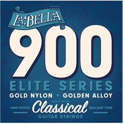 La Bella 900 Golden Superior/Golden Nyl (Contrebasse, Guitare), Corde de guitare La Bella 900 Golden Superior/Golden Nyl (Contrebasse, Guitare), Corde de guitare