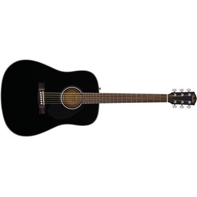Fender CD-60S (Guitare acoustique, Acajou, Épicéa, Noyer), Guitare, Noir Fender CD-60S (Guitare acoustique, Acajou, Épicéa, Noyer), Guitare, Noir