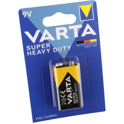 Pile Varta Superlife 9V Zinc-Carbon - Pile Pile Varta Superlife 9V Zinc-Carbon - Pile