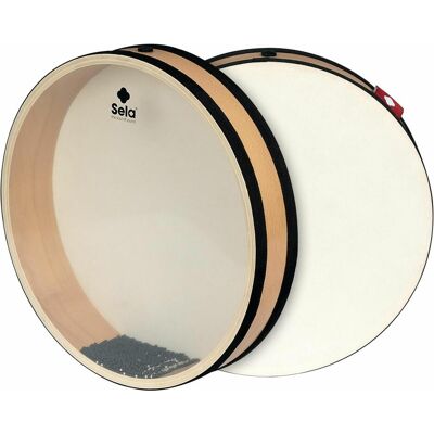 Sela Tambour océanique 30 cm (12"), Instrument à percussion, Blanc, Marron Sela Tambour océanique 30 cm (12"), Instrument à percussion, Blanc, Marron
