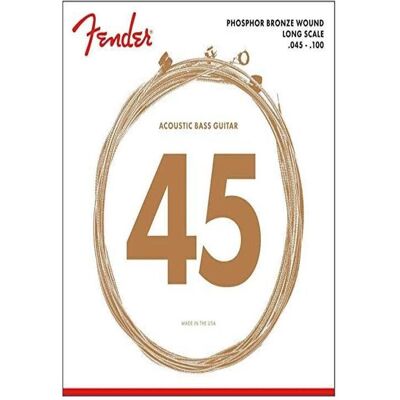 Fender Cordes basses 8060 34' Ac. 045/100 (4x), Corde de guitare Fender Cordes basses 8060 34' Ac. 045/100 (4x), Corde de guitare