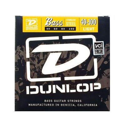 Dunlop Basse en acier inoxydable, 40-100, Corde de guitare Dunlop Basse en acier inoxydable, 40-100, Corde de guitare