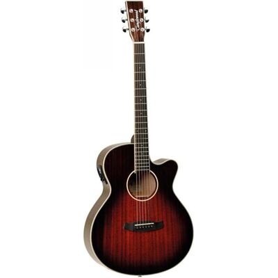 Tanglewood Chitarra Acustica TW4E AVB Winterleaf Autumn (Guitare western, Fond en acajou, Joues en acajou, Table d'harmonie en acajou massif), Guitare, Marron Tanglewood Chitarra Acustica TW4E AVB Winterleaf Autumn (Guitare western, Fond en acajou, Joues en acajou, Table d'harmonie en acajou massif), Guitare, Marron