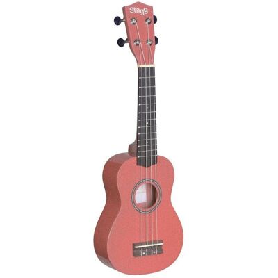 Stagg US-LIPS - ukulélés soprano (Soprano), Ukulélé, Pink Stagg US-LIPS - ukulélés soprano (Soprano), Ukulélé, Pink