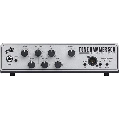 Aguilar Press Tone Hammer TH 500 V2 (Contrebasse, 500 W), Amplificateur, Argent Aguilar Press Tone Hammer TH 500 V2 (Contrebasse, 500 W), Amplificateur, Argent