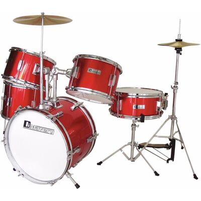 Dimavery JDS-305 (Batterie acoustique), Batterie, Rouge Dimavery JDS-305 (Batterie acoustique), Batterie, Rouge