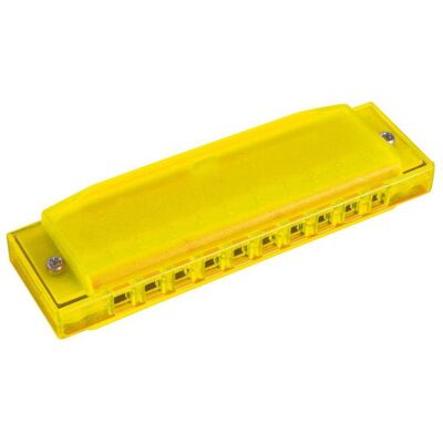 Hohner Harmonica Happy Colour (Harmonica), Instrument à vent, Jaune Hohner Harmonica Happy Colour (Harmonica), Instrument à vent, Jaune