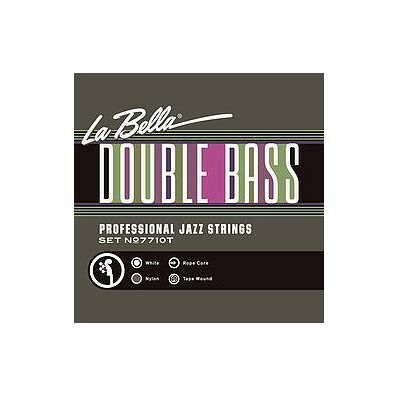 La Bella Double Bass 7710T Nylon blanc (Guitare), Corde de guitare La Bella Double Bass 7710T Nylon blanc (Guitare), Corde de guitare