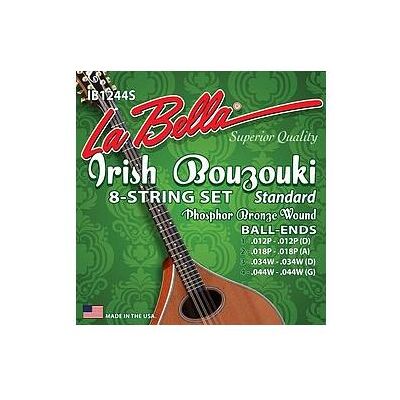 La Bella IB1244S Bouzouki irlandais Std, Corde de guitare La Bella IB1244S Bouzouki irlandais Std, Corde de guitare