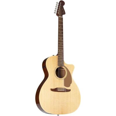 Fender Newporter Player Natural WN Gold Pickguard électrique-akoestische westerngitaar (Guitare western, Cadre dormant : Sapelli, Corps : Épicéa de Sitka massif, Cou : Nato, Touche : Noyer), Guitare, Marron Fender Newporter Player Natural WN Gold Pickguard électrique-akoestische westerngitaar (Guitare western, Cadre dormant : Sapelli, Corps : Épicéa de Sitka massif, Cou : Nato, Touche : Noyer), Guitare, Marron