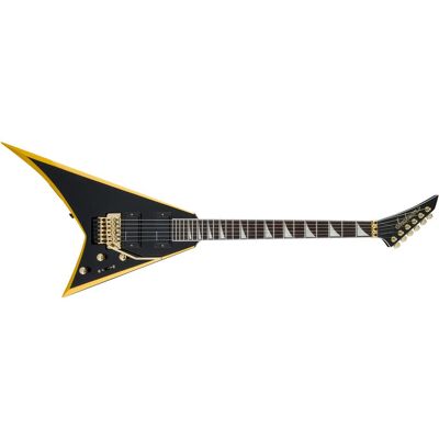 Jackson X Series Rhoads RRX24 Electric Guitar, Black with Yellow Bevels (Guitare électrique), Guitare, Noir Jackson X Series Rhoads RRX24 Electric Guitar, Black with Yellow Bevels (Guitare électrique), Guitare, Noir