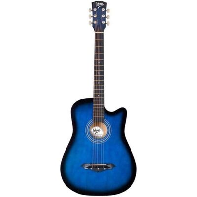 No Name Guitare western V-TONE AG ONE BB 4/4 blueburst (Guitare acoustique, ABS, Bois de tilleul, Matières plastiques, Okoume), Guitare, Noir, Bleu No Name Guitare western V-TONE AG ONE BB 4/4 blueburst (Guitare acoustique, ABS, Bois de tilleul, Matières plastiques, Okoume), Guitare, Noir, Bleu