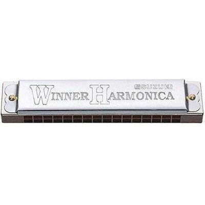 Suzuki Harmonica Tremolo 16 Trous Winner (Harmonica, Diatonique), Instrument à vent, Argent Suzuki Harmonica Tremolo 16 Trous Winner (Harmonica, Diatonique), Instrument à vent, Argent