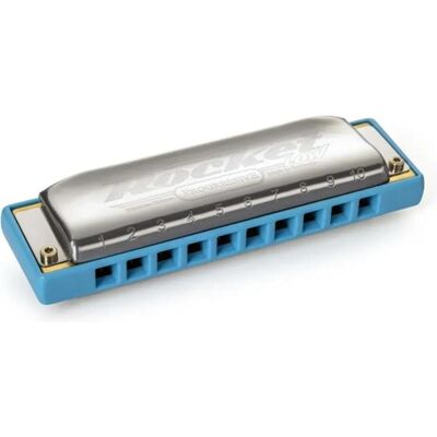 Hohner Rocket Low Harmonica C (Harmonica, Diatonique), Instrument à vent, Bleu, Argent Hohner Rocket Low Harmonica C (Harmonica, Diatonique), Instrument à vent, Bleu, Argent