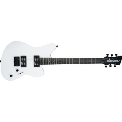 Jackson JS22 Surfcaster Electric Guitar, Snow White (Guitare électrique, Amarante, Érable, Peuplier), Guitare, Blanc Jackson JS22 Surfcaster Electric Guitar, Snow White (Guitare électrique, Amarante, Érable, Peuplier), Guitare, Blanc