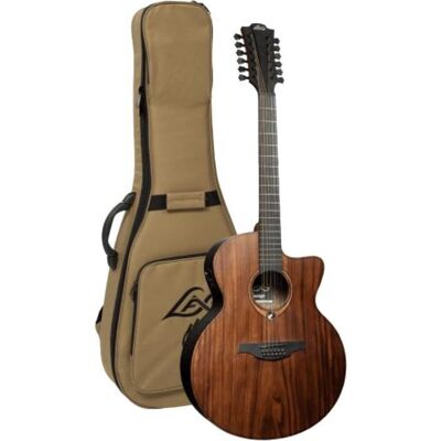 Lâg Guitars Sauvage 12 cordes (Guitare western, Brankowood, Eucalyptus fumé, Graphite, Khaya), Guitare, Multicolore Lâg Guitars Sauvage 12 cordes (Guitare western, Brankowood, Eucalyptus fumé, Graphite, Khaya), Guitare, Multicolore