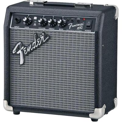 Fender Frontman 10G (Guitare, 10 W), Amplificateur, Noir, Argent Fender Frontman 10G (Guitare, 10 W), Amplificateur, Noir, Argent
