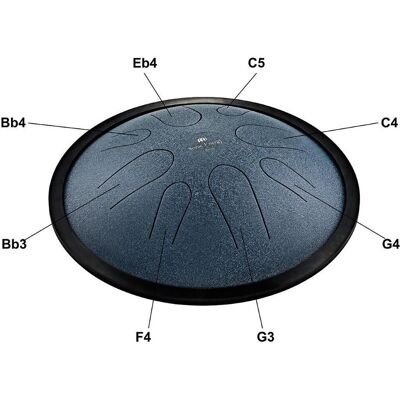 Meinl CSTD2NB Tambour linguistique compact (Bol chantant, Percussion), Instrument à percussion, Bleu Meinl CSTD2NB Tambour linguistique compact (Bol chantant, Percussion), Instrument à percussion, Bleu