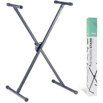 Stagg Sintezatora stativs X-Style (Clavier), Pied + support pour instrument, Noir Stagg Sintezatora stativs X-Style (Clavier), Pied + support pour instrument, Noir