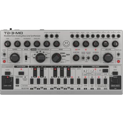 Behringer TD-3-MO-SR Syntezator analogowy linii basowych, Synthétiseur, Argent Behringer TD-3-MO-SR Syntezator analogowy linii basowych, Synthétiseur, Argent