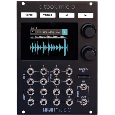 1010music bitbox micro Black Edition, Synthétiseur, Noir 1010music bitbox micro Black Edition, Synthétiseur, Noir