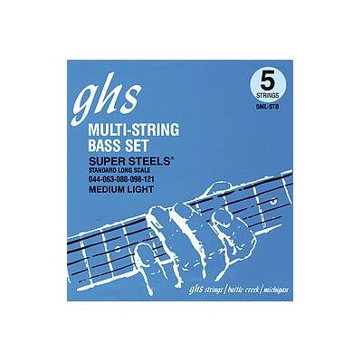 GHS 5ML-STB Super St. 5-Str. 044/121, Corde de guitare GHS 5ML-STB Super St. 5-Str. 044/121, Corde de guitare