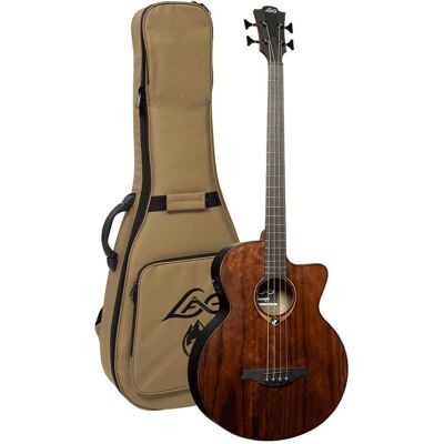 Lâg Guitars Sauvage Bce (Basse acoustique, Black Brankowood (pont), Brown Brankowood (Fingerboard), Khaya (cou), Pale Brankowood (Top), Smoked Eucalyptus Rough Sawn Finish (Back & Side)), Guitare, Marron Lâg Guitars Sauvage Bce (Basse acoustique, Black Brankowood (pont), Brown Brankowood (Fingerboard), Khaya (cou), Pale Brankowood (Top), Smoked Eucalyptus Rough Sawn Finish (Back & Side)), Guitare, Marron