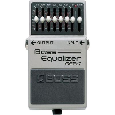 Boss (Electronics) GEB-7 Pédale d'effet Bass Equalizer (Basse électrique, Contrebasse, Contrebasse), Pédale d'effet, Gris Boss (Electronics) GEB-7 Pédale d'effet Bass Equalizer (Basse électrique, Contrebasse, Contrebasse), Pédale d'effet, Gris