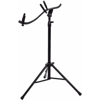 Dimavery Pied de guitare (Contrebasse, Guitare, Guitare électrique), Pied + support pour instrument, Noir Dimavery Pied de guitare (Contrebasse, Guitare, Guitare électrique), Pied + support pour instrument, Noir