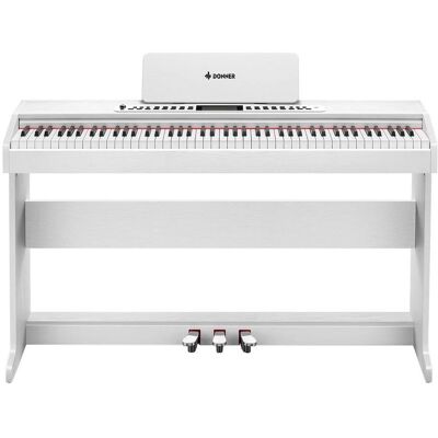 Donner DONNER-DDP-95-WHITE - Piano numérique (88 Boutons), Synthétiseur, Blanc Donner DONNER-DDP-95-WHITE - Piano numérique (88 Boutons), Synthétiseur, Blanc